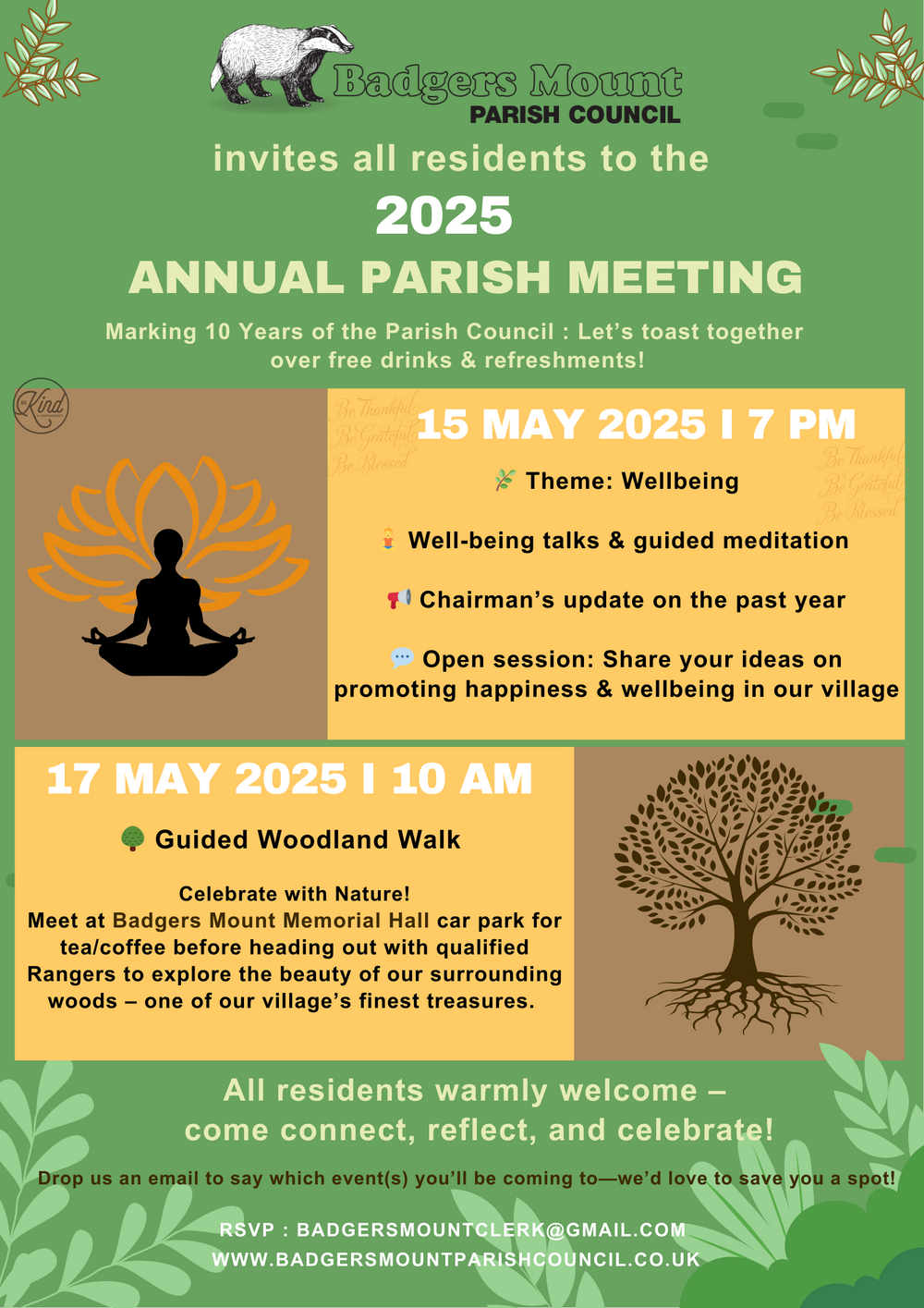 Annual Parish Meeting May 15th 2025