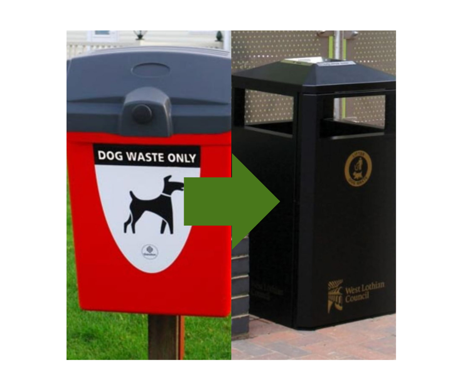 New bins in Badgers Mount